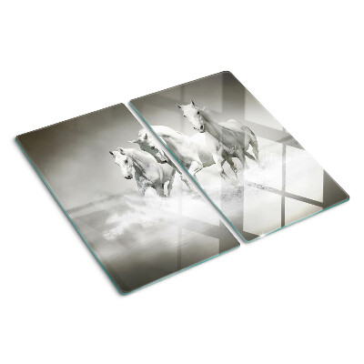 Tábua para corte Cavalos na água