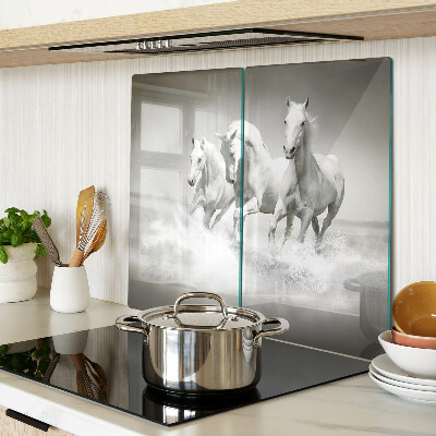 Tábua para corte Cavalos na água