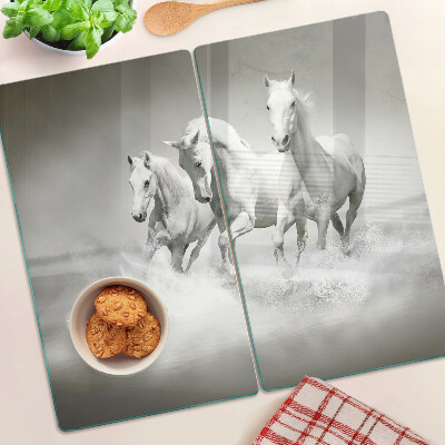 Tábua para corte Cavalos na água