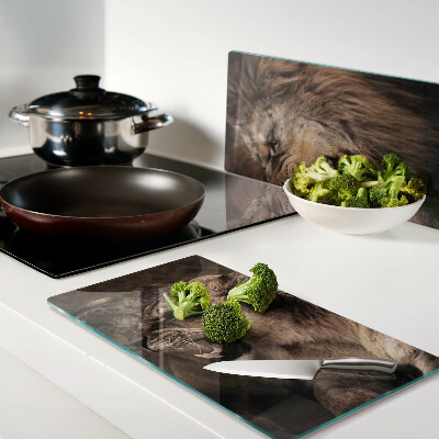 Tábua para corte Leões rugindo