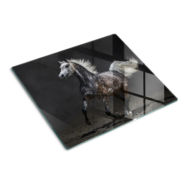 Tábua para cozinha Um cavalo malhado em fuga