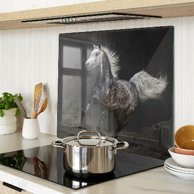 Tábua para cozinha Um cavalo malhado em fuga