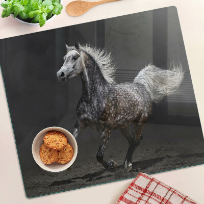 Tábua para cozinha Um cavalo malhado em fuga
