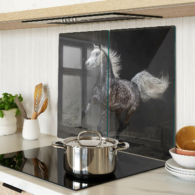 Tábua para cozinha Um cavalo malhado em fuga