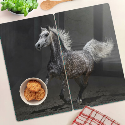 Tábua para cozinha Um cavalo malhado em fuga