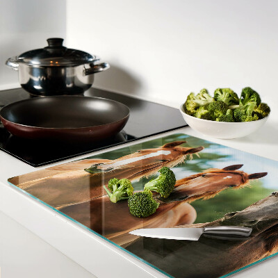 Tábua para corte Cavalos na natureza