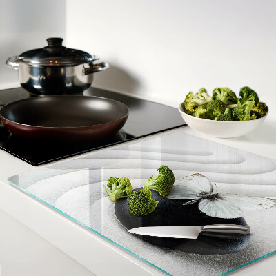 Tábua para corte Motivo de borboleta em pedra