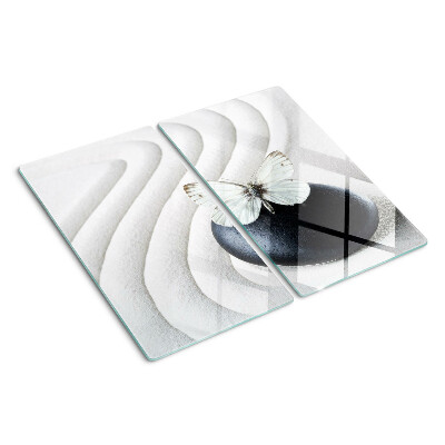 Tábua para corte Motivo de borboleta em pedra