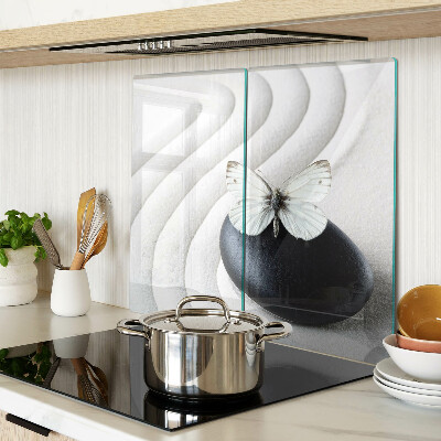 Tábua para corte Motivo de borboleta em pedra