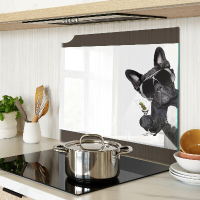 Tábua para corte Cachorro de óculos escuros