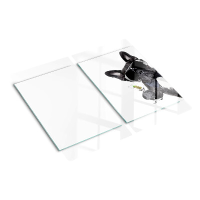 Tábua para corte Cachorro de óculos escuros