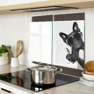 Tábua para corte Cachorro de óculos escuros