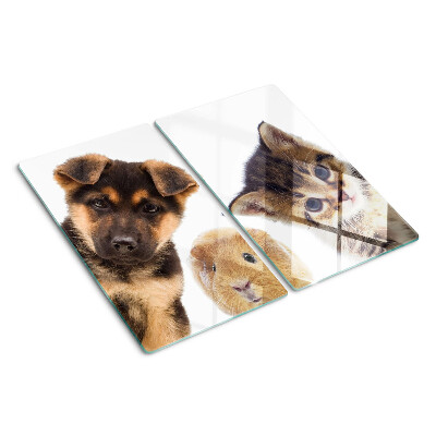 Tábua para cozinha Cães, gatos, coelhos
