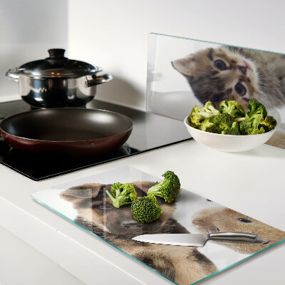 Tábua para cozinha Cães, gatos, coelhos