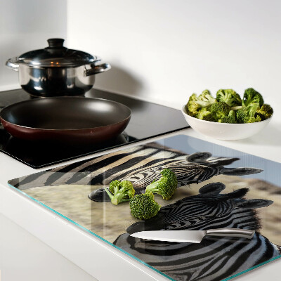 Tábua para cozinha Zebras em seu habitat natural