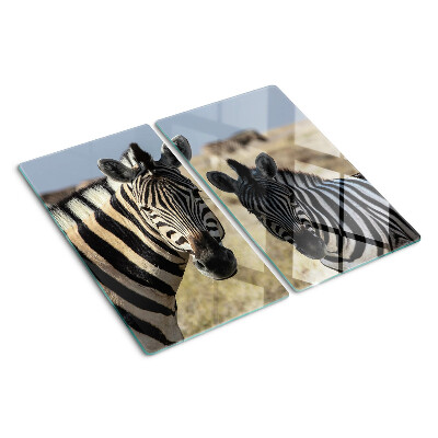 Tábua para cozinha Zebras em seu habitat natural