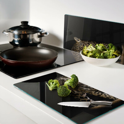 Tábua para corte Leopardo em movimento