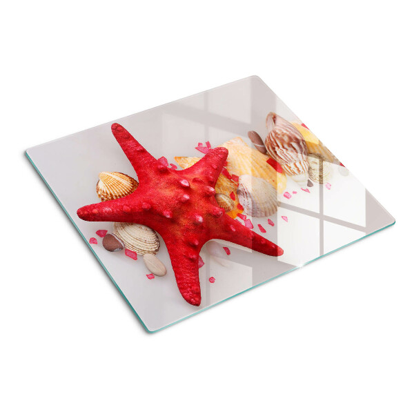 Tábua para corte Conchas e estrelas do mar