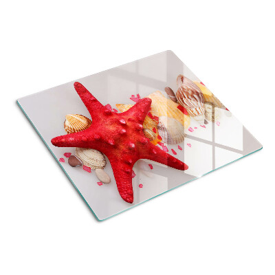 Tábua para corte Conchas e estrelas do mar