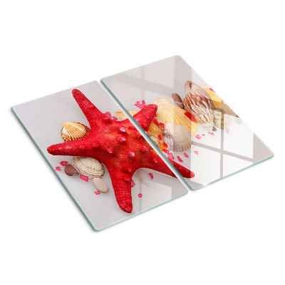 Tábua para corte Conchas e estrelas do mar