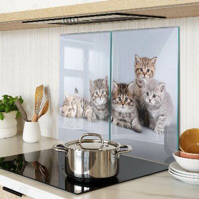 Tábua para cozinha Gatos em frente à janela