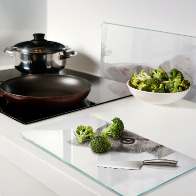 Tábua para corte Gatinho com olhos grandes