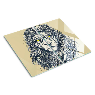 Tábua para cozinha Leão com óculos