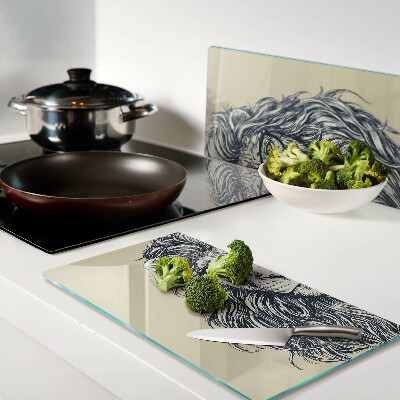 Tábua para cozinha Leão com óculos