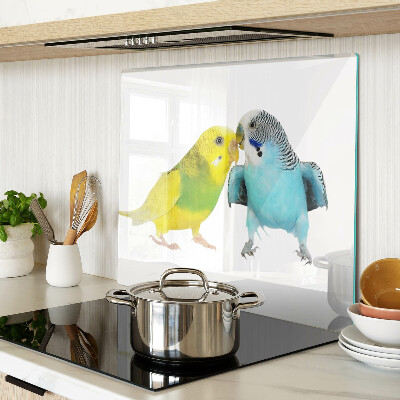 Tábua para corte Papagaios amarelos e azuis