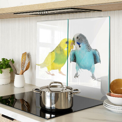 Tábua para corte Papagaios amarelos e azuis