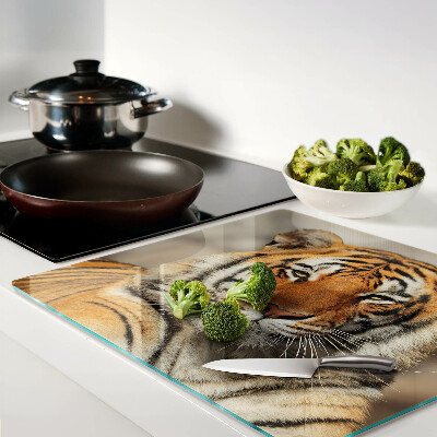 Tábua para corte Um tigre em seu estado natural