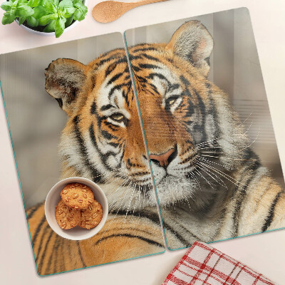 Tábua para corte Um tigre em seu estado natural