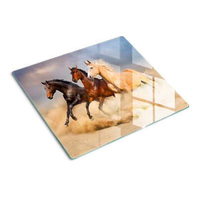 Tábua para cozinha Cavalos galopando em movimento