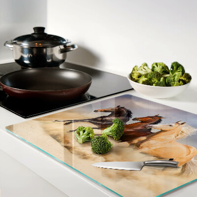 Tábua para cozinha Cavalos galopando em movimento