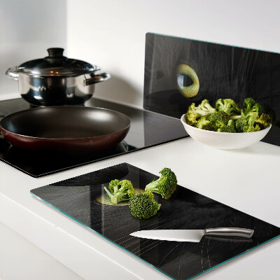 Tábua para cozinha Gato preto com olhos verdes