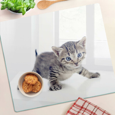 Tábua para cozinha Gatinho com olhos azuis