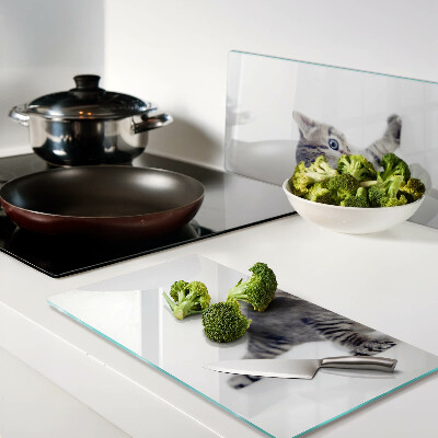 Tábua para cozinha Gatinho com olhos azuis