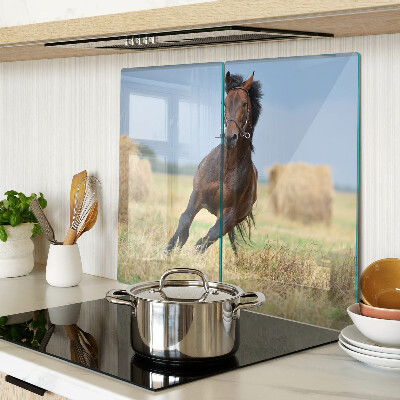 Tábua para cozinha Um cavalo no prado