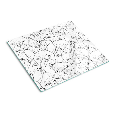 Tábua para corte cães bulldog francês