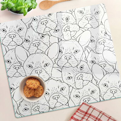 Tábua para corte cães bulldog francês