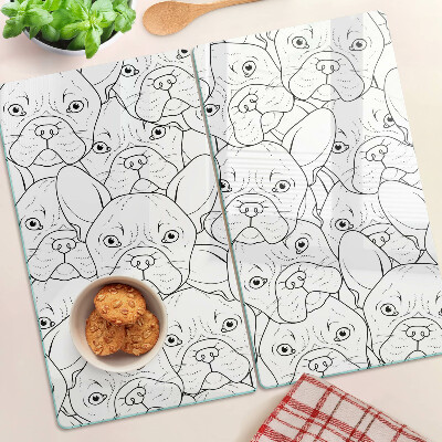 Tábua para corte cães bulldog francês