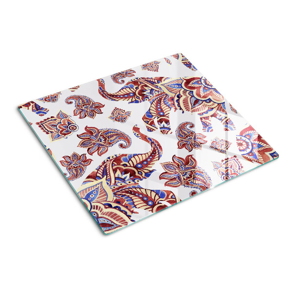 Tábua para corte Motivo Paisley com flores