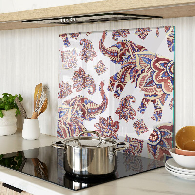 Tábua para corte Motivo Paisley com flores