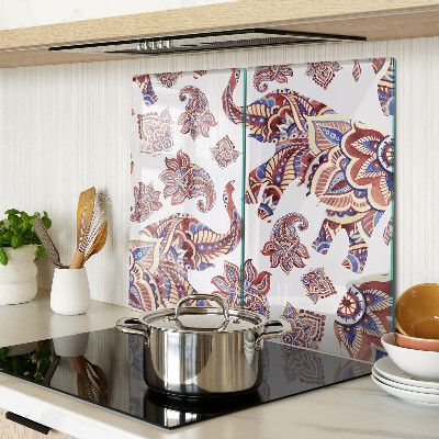 Tábua para corte Motivo Paisley com flores