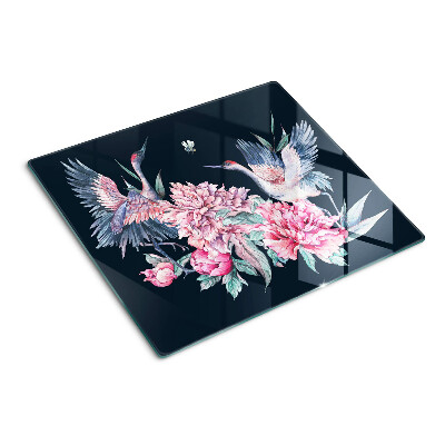 Tábua para corte Flores e pássaros