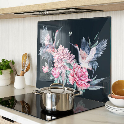 Tábua para corte Flores e pássaros