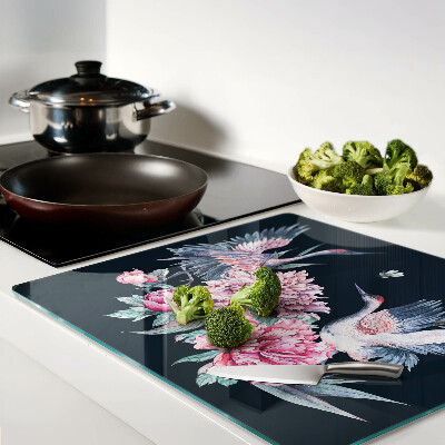 Tábua para corte Flores e pássaros