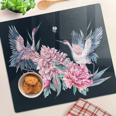 Tábua para corte Flores e pássaros