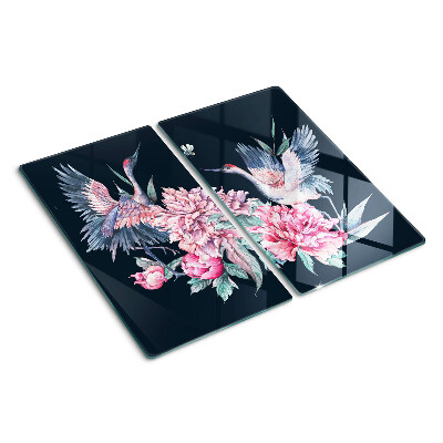 Tábua para corte Flores e pássaros