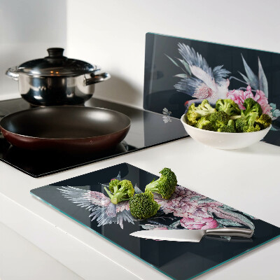 Tábua para corte Flores e pássaros